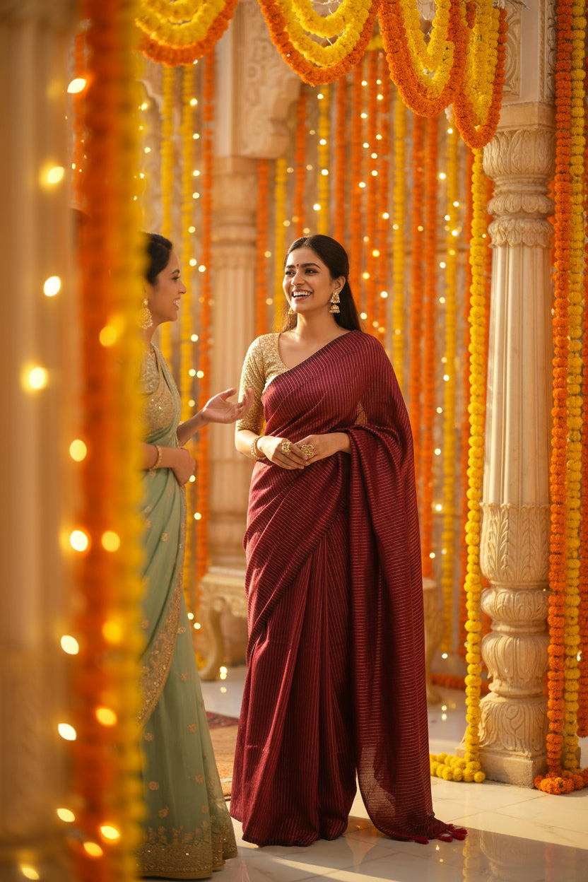 mul modal cotton saree