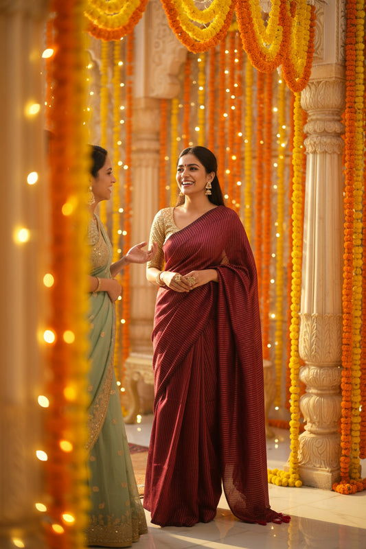 mul modal cotton saree