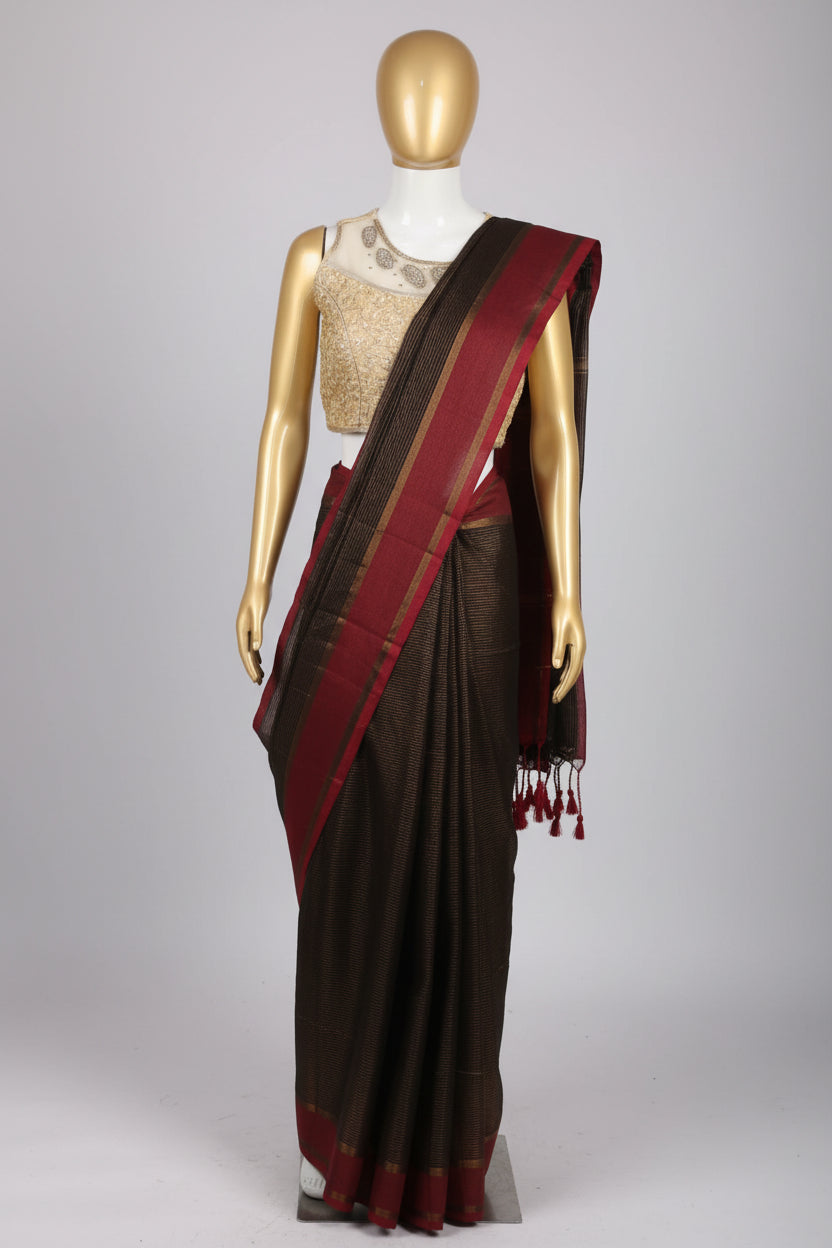 khadi cotton saree