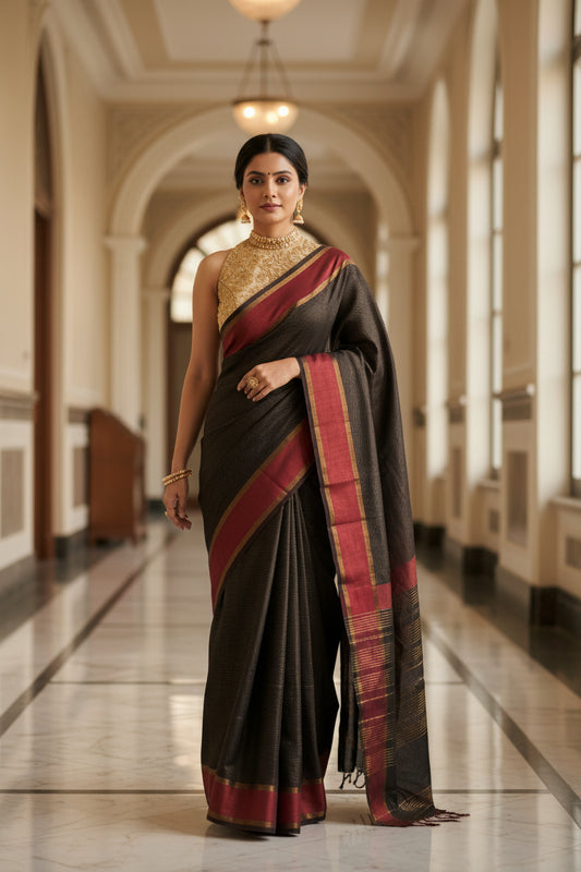 khadi cotton saree